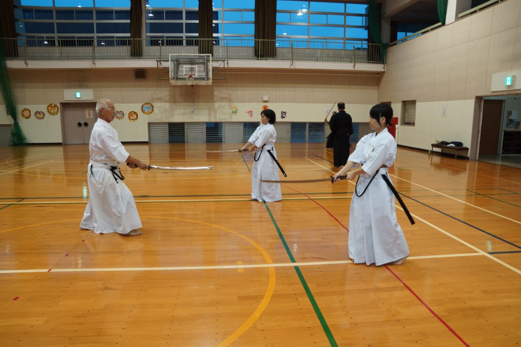 田川居合道同好会稽古風景